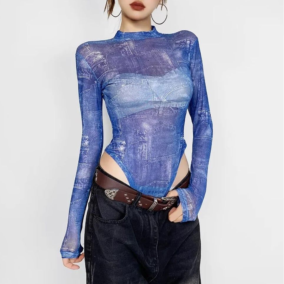 Bodysuit Thun Lưới 7768