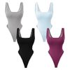 Bodysuit Cổ Vuông 2 Dây Bản Lớn 7865