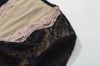 Bodysuit Ren Tay Loe Phối Viền Cổ V 7846