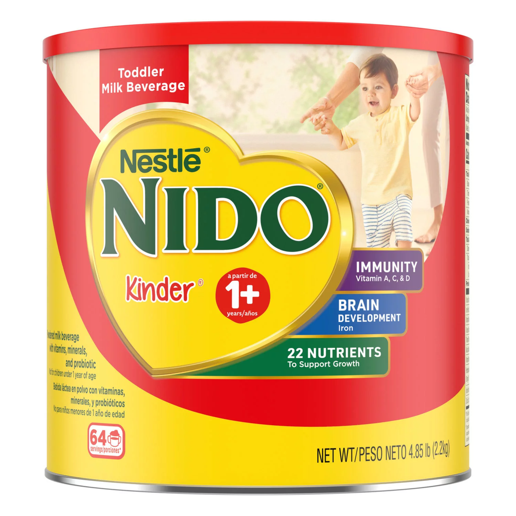 Sữa Tươi Nido nắp đỏ Mỹ 2.2 ký cho bé từ 1 tuổi chống táo bón tăng cân