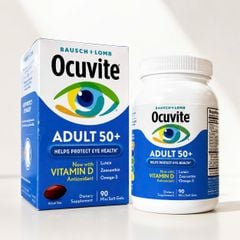 Viên Uống Bổ Mắt Bausch+Lomb Ocuvite Adult 50+ 90 Viên Mỹ