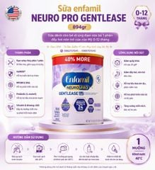 Sữa bột Enfamil cho trẻ từ 0-12 tháng Enfamil Gentlease Infant Formula 862gr