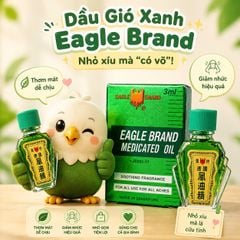 Dầu Gió Xanh Eagle Brand Medicated Oil Mỹ (24ml)