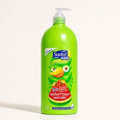 Sữa Tắm Gội Dưỡng Ẩm Suave Kids 3IN1Watermelon Wonder Mỹ 1.18 lít Hương Dưa Hấu Cho Bé Từ 1 Tuổi