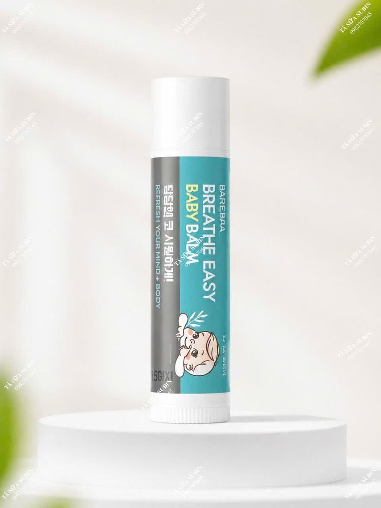 Dầu Lăn Chống Ngạt Baby balm Barbara Hàn Quốc 15g
