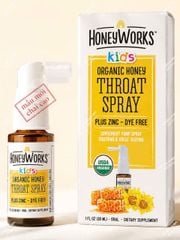 Xịt Họng Mật Ong Honey Works Kids Mỹ 30ml