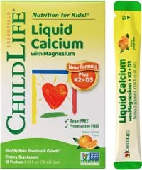 Canxi Childlife Dạng Gói Mỹ (30Gói) Vị C