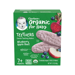 Bánh Gạo Organic Gerber Mỹ Cho Bé 7+ Vị Việt Quất, Táo, Củ Dền