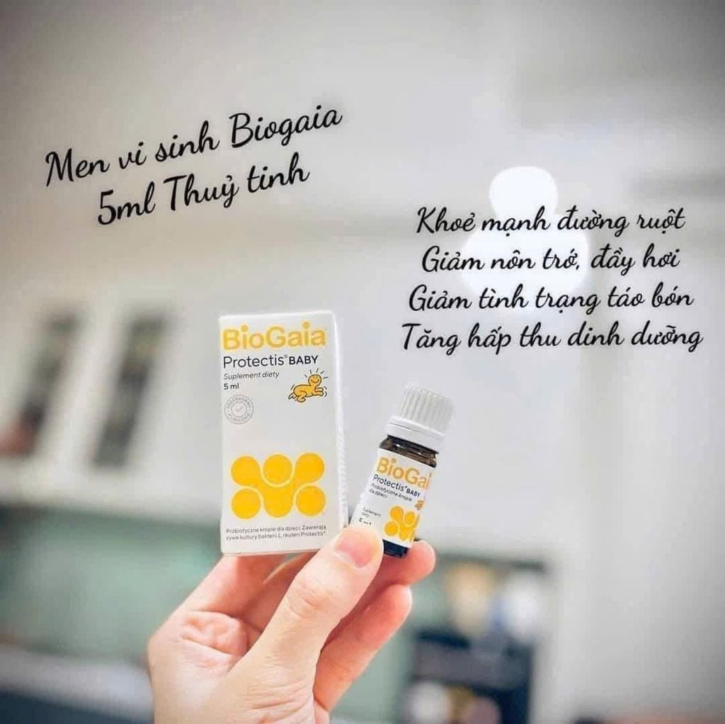 Men Vi Sinh Biogaia Trị Bón& Vitamin D Và Tiêu Hóa Pháp 5ml Mẫu Mới