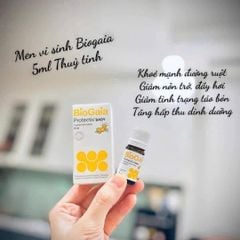 Men Vi Sinh Biogaia Trị Bón& Vitamin D Và Tiêu Hóa Pháp 5ml Mẫu Mới