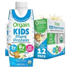 Sữa Hữu Cơ Orgain Kids Plant Protein Organic Mỹ 237ml Vị Vani