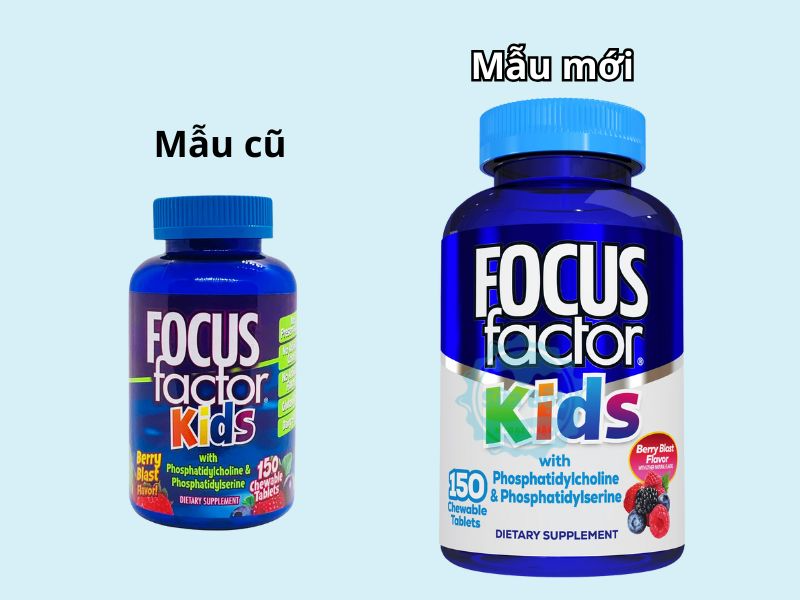 Kẹo Phát Triển Trí Não Cho Trẻ Focus Factor Kids 150 Viên