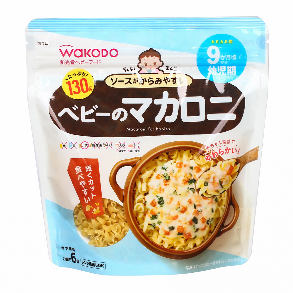 Nui Xoắn Wakodo Nhật Bản 130gr Cho Bé 9 Tháng