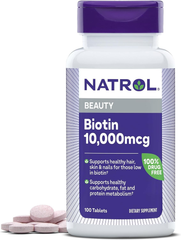 Viên uống mọc tóc Natrol Biotin 1000mcg Mỹ 100 viên