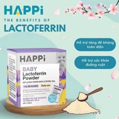 Men Happi Lactoferrin Úc 28 Gói  (1-36 Tháng)