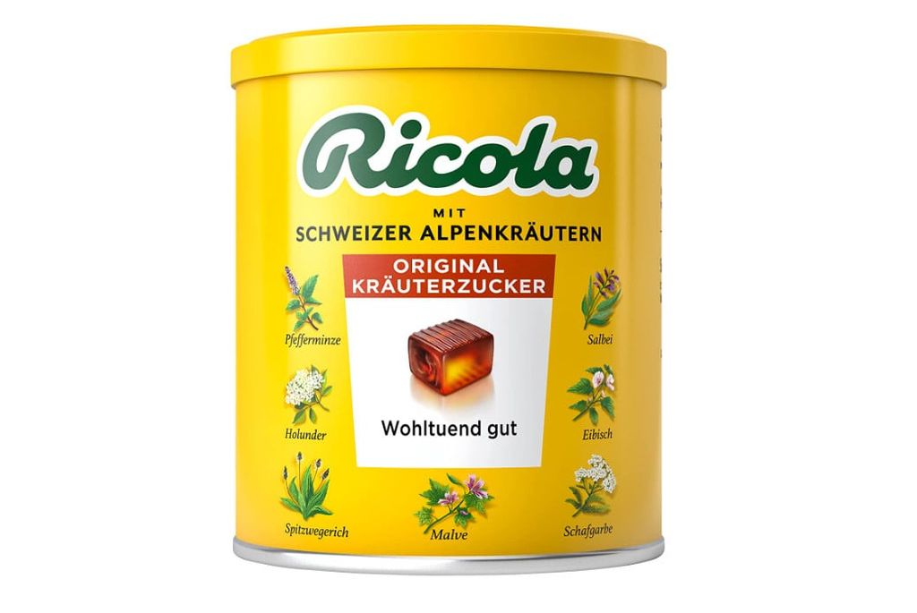 Kẹo Thảo Mộc Ricola Original Wohltuend Gut  Đức 250g