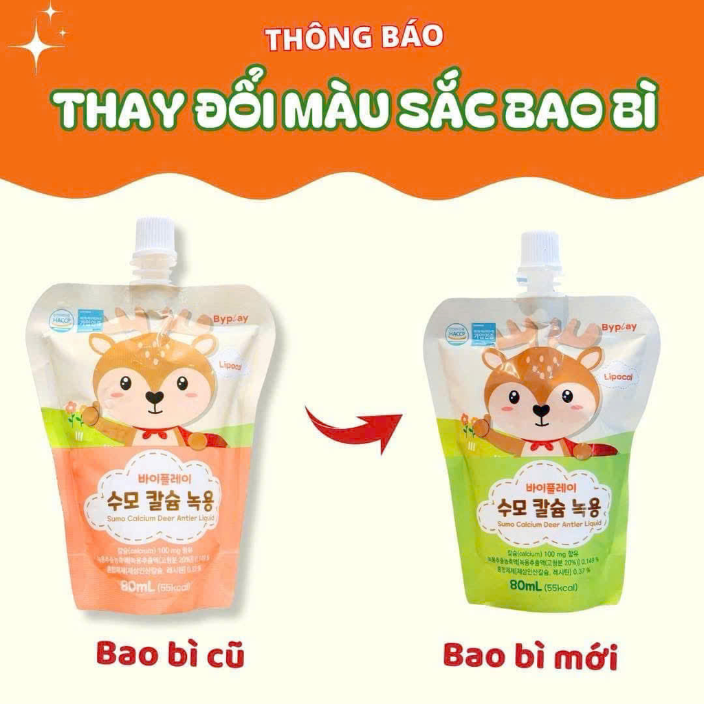 Canxi Tươi Gạc Hươu Non Sumo Calcium Deer Antler Liquid 80ml