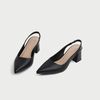  Giày Sandal Cao Gót Nữ Dáng Slingback Mũi Nhọn Đế Vuông 5cm MC-910 