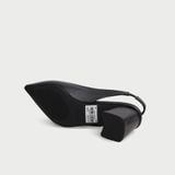  Giày Sandal Cao Gót Nữ Dáng Slingback Mũi Nhọn Đế Vuông 5cm MC-910 