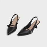  Giày Sandal Cao Gót Nữ Dáng Slingback Mũi Nhọn 5cm MC-911 