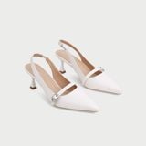  Giày Sandal Cao Gót Nữ Dáng Slingback Mũi Nhọn 5cm MC-911 