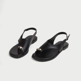  Sandal đế thấp xỏ ngón đính khoá PV-14 