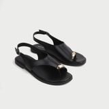  Sandal đế thấp xỏ ngón đính khoá PV-14 