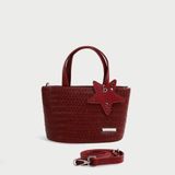  Túi Xách Tay Mini Đan Dệt Kèm Charm Ngôi Sao T-912 