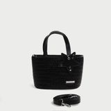  Túi Xách Tay Mini Đan Dệt Kèm Charm Ngôi Sao T-912 