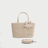  Túi Xách Tay Mini Đan Dệt Kèm Charm Ngôi Sao T-912 