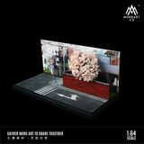  Diorama 1:64 Kèm Hộp Trưng Bày - Đường Hoa Anh Đào 