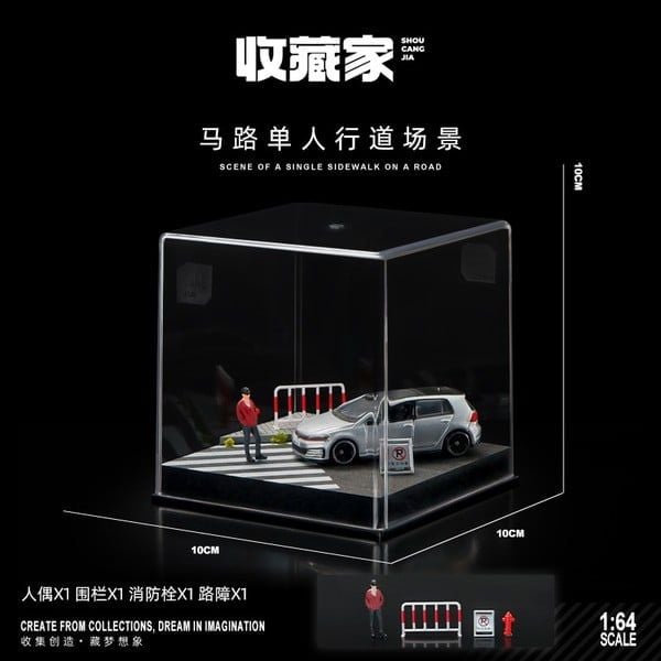  Diorama 1:64 Kèm Hộp Trưng Bày - Vạch Đi Bộ 82016 
