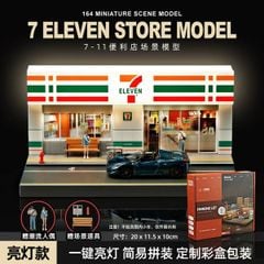 Diorama 1:64 Mô hình cửa hàng tiện lợi 7-Eleven SCJ426