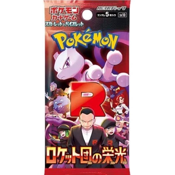  Thẻ bài Pokemon TCG SV10 The Glory of Team Rocket Booster Pack Tiếng Nhật 