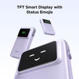  Pin dự phòng sạc di động 10.000mAh với Cáp USB-C Tích Hợp Ugreen PB511 35604B Tím 