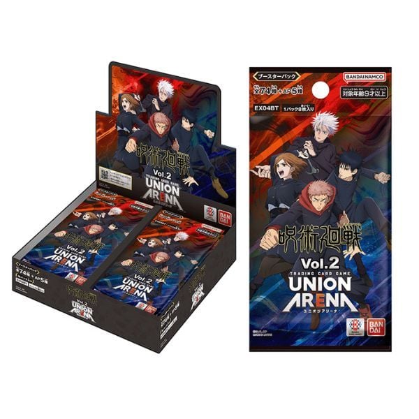 nShop bán thẻ Bài Union Arena TCG EX04BT Jujutsu Kaisen Vol.2 Booster Pack chính hãng Bandai Namco