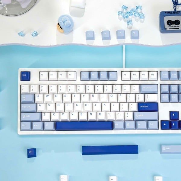  Bàn phím cơ AKKO 3108RF V3 Glacier - USB / Wireless 