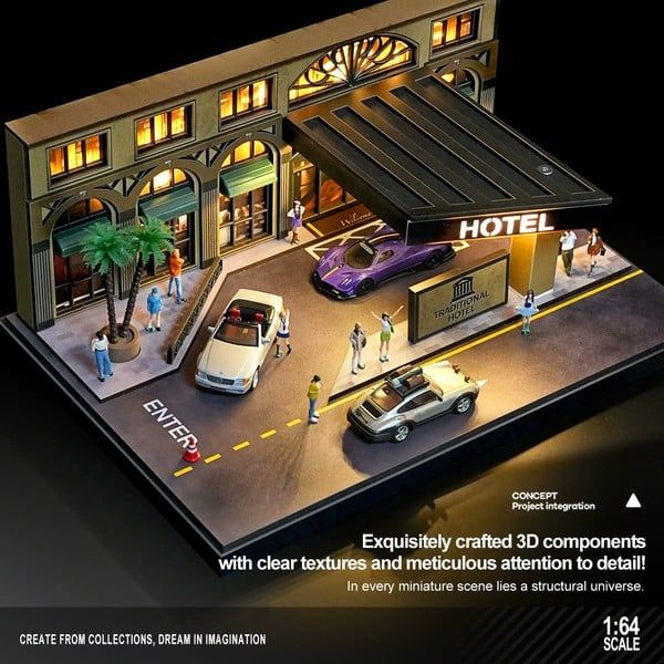  Diorama 1:64 - Khách sạn cao cấp 82071 