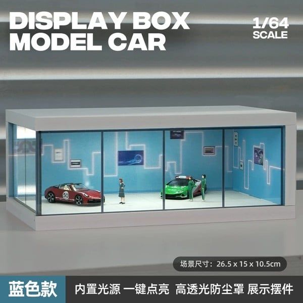  Diorama 1:64 Phòng trưng bày xe có đèn SCJ423 