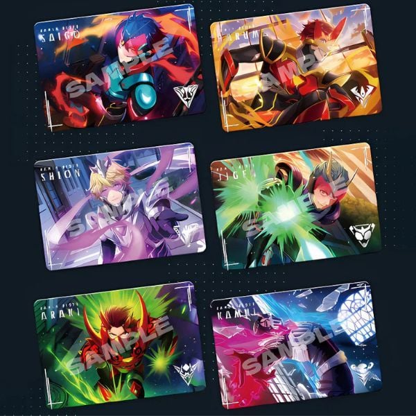  Thẻ Sưu Tập Carddass Kamen Rider - Ride Kamens Metal Card Collection 