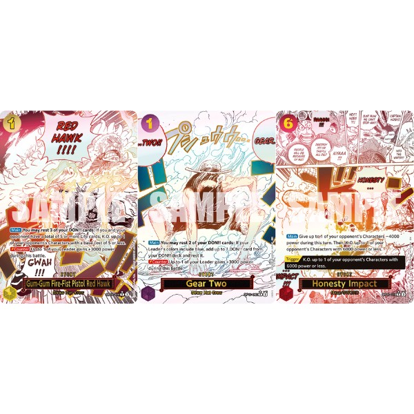 Heartforcards One Piece OP-11 A Fist Of Divine Speed - 3 Boosters De 12 Cartes Anglais - Cadeau Collectionneur