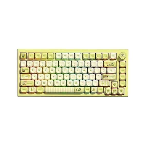 ảnh bìa vuông square thumb 1:1 Bàn phím cơ không dây AKKO KeroKero Keroppi 5075 V5 chưa bật đèn LED
