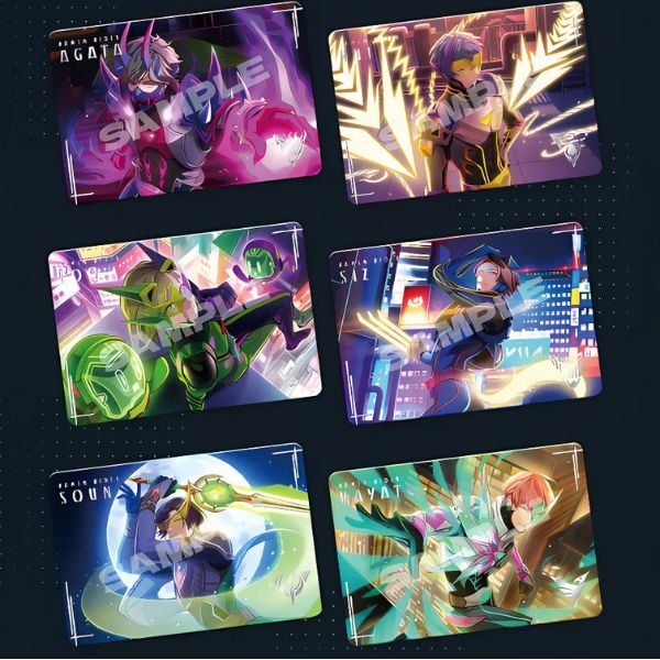  Thẻ Sưu Tập Carddass Kamen Rider - Ride Kamens Metal Card Collection 