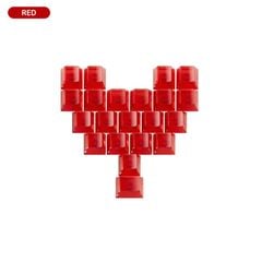 Bộ Keycap bàn phím cơ Veekos Love Red 21 nút