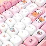  Bàn phím cơ AKKO 3108 V3 Yier and Bubu Pink 