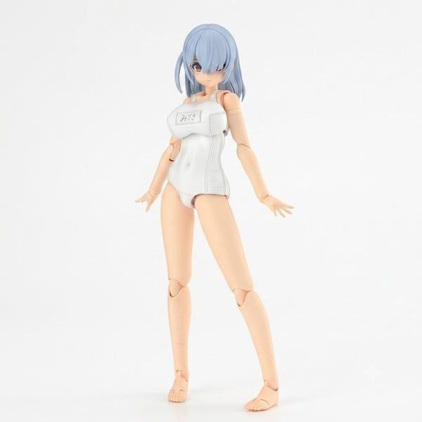  Frame Arms Girl Mizuki School Swimsuits White Ver. - Kotobukiya FG201 