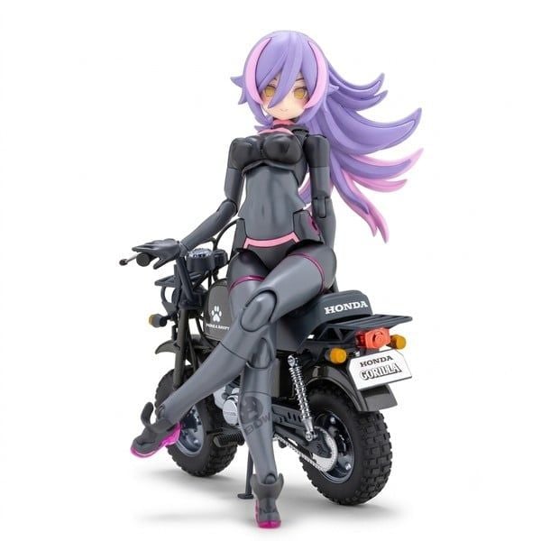  Megami Device Puni Mofu Racing Lang with Honda Z50J Gorilla - Kotobukiya KP880 