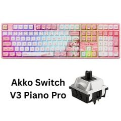 Bàn phím cơ AKKO 5108B Plus Sakura Miku Multi-modes / Led RGB / Hotswap / Piano Switch