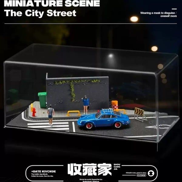  Diorama 1:64 Kèm Hộp Trưng Bày - Góc Đường 82003 