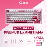  Bàn phím cơ AKKO 5075 V3 Prunus Lannesiana - Akko Piano 